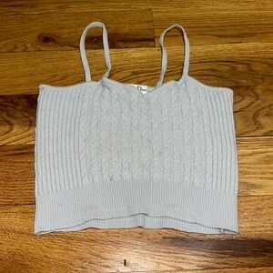 Christian Dior wool crop top - light blue